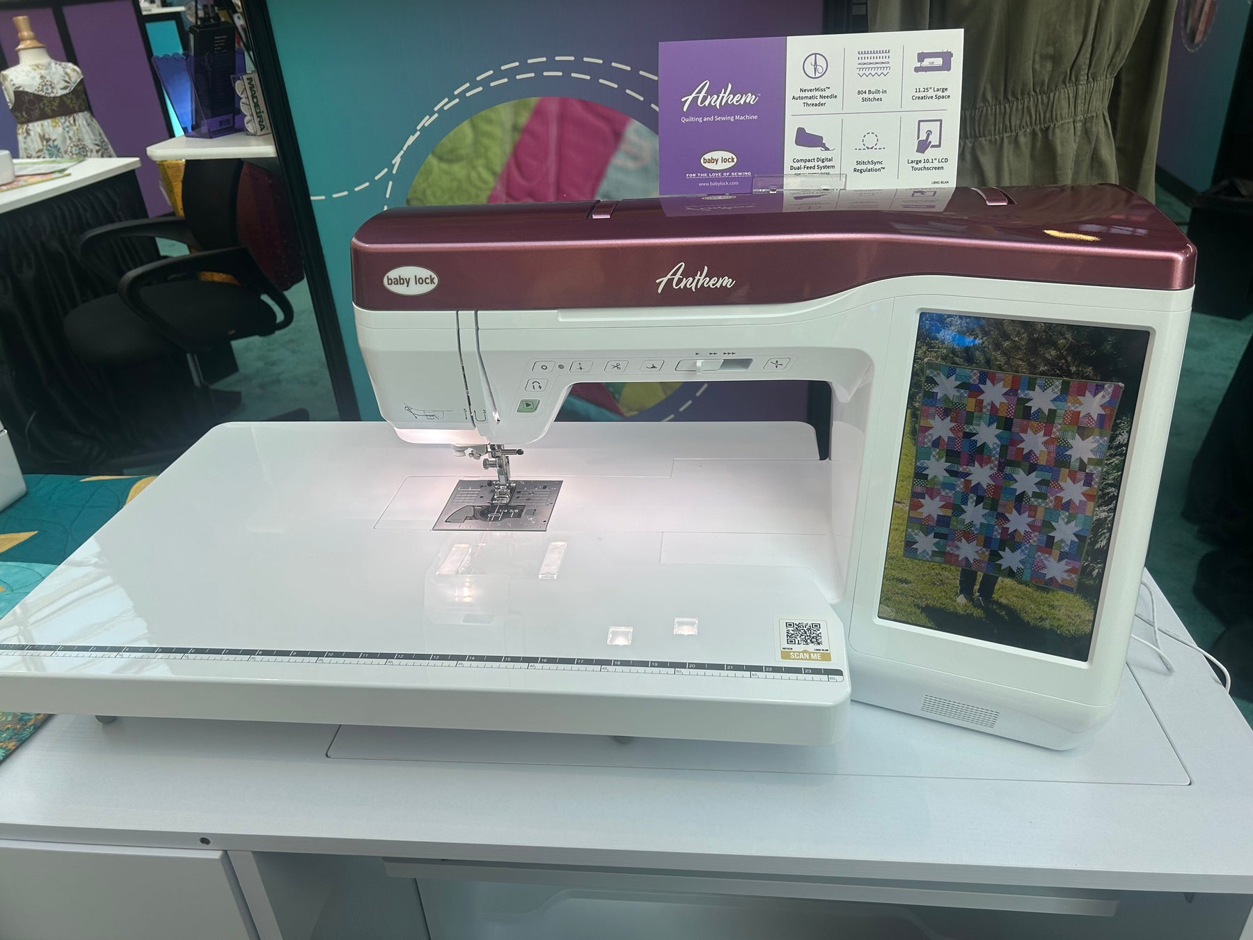 The new Baby Lock Anthem machine