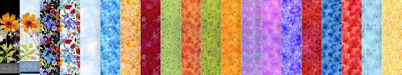 Blooming Day & Night Fabric Collection by Jason Yenter – In the Beginning Fabrics