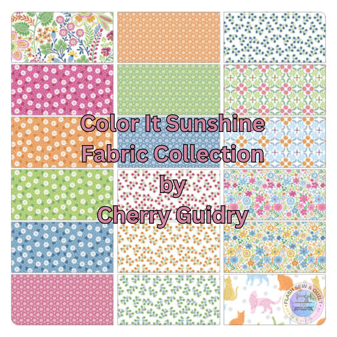 Color It Sunshine fabric collection by Cherry Guidry for Benartex