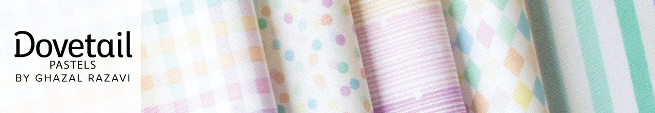 Dovetail Pastels fabric collection by Ghazal Razavi for FIGO Fabrics