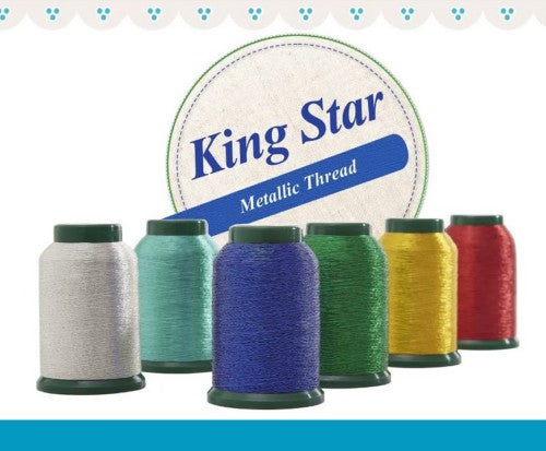 Kingstar Thread 311 King Star Metallic Thread | Flash Sew & Quilt