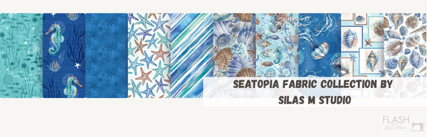 Seatopia fabric collection by Silas M Studio | Blank Quilting