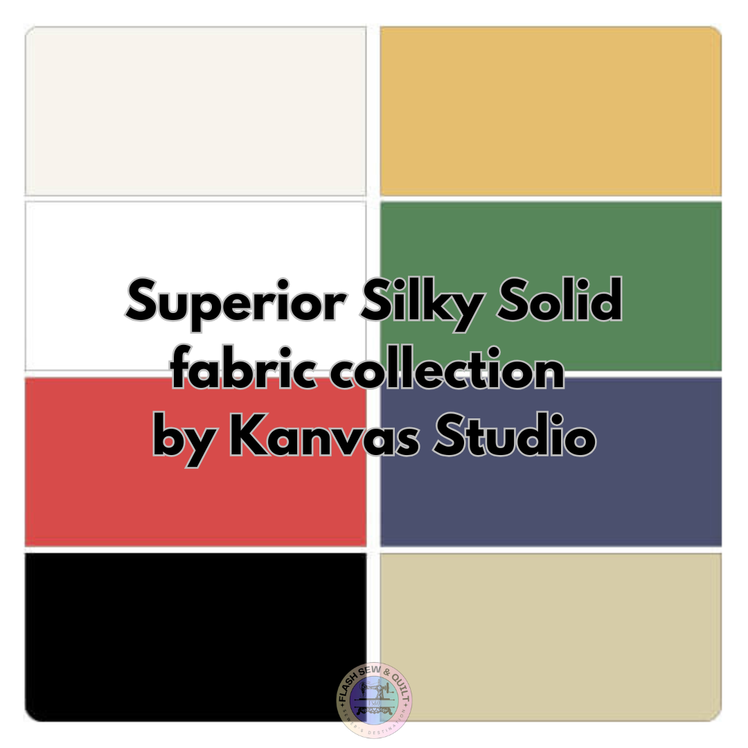 Superior Silky Solid fabric collection by Kanvas Studio for Benartex