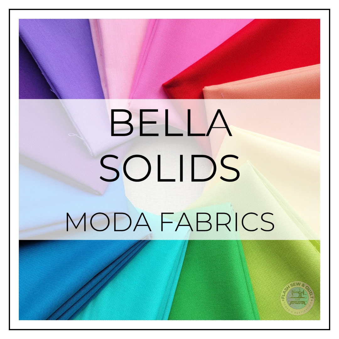 Bella Solids fabric collection from Moda Fabrics