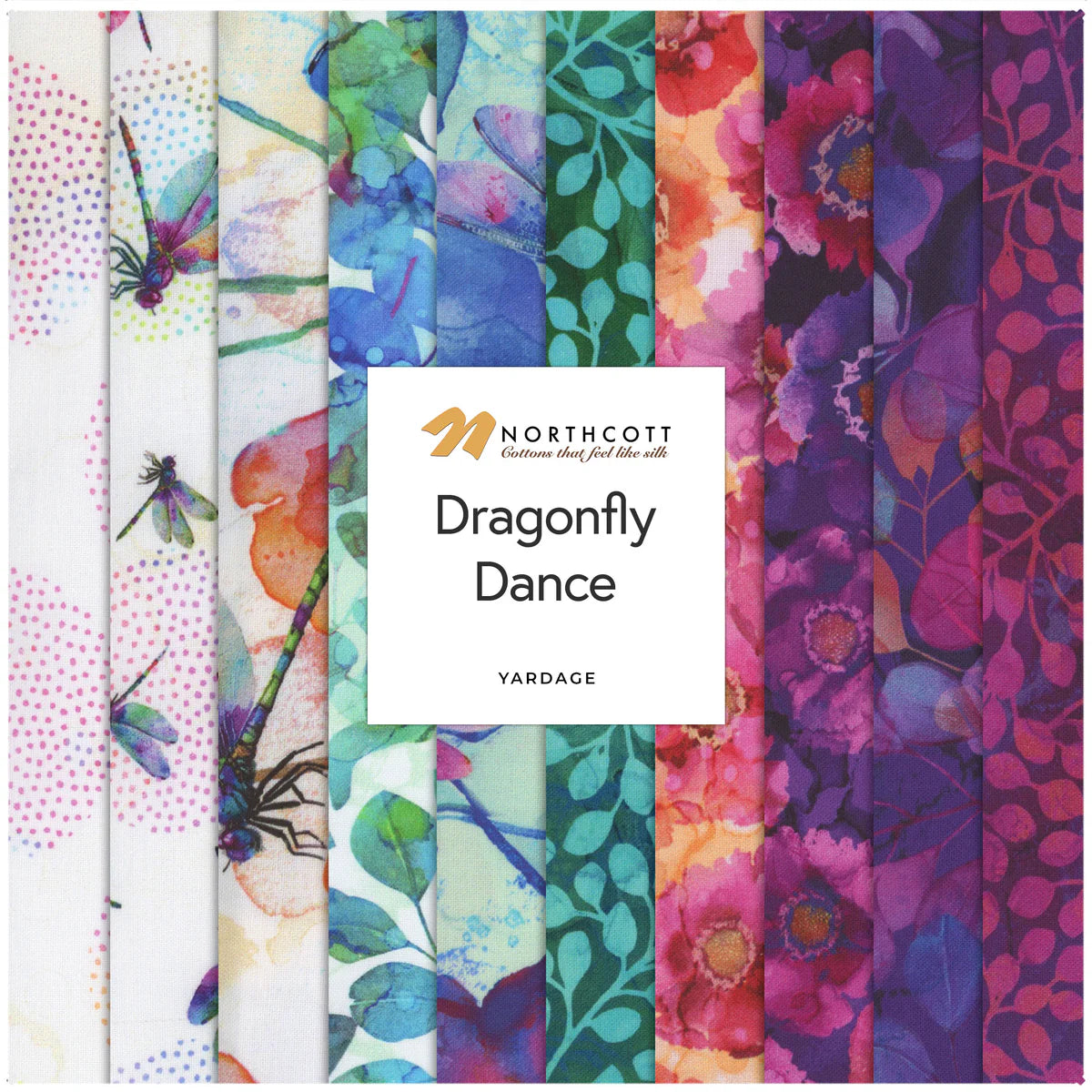Dragonfly Dance fabric collection by Deborah Edwards and Melanie Samra