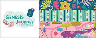 The Genesis of a Journey fabric collection