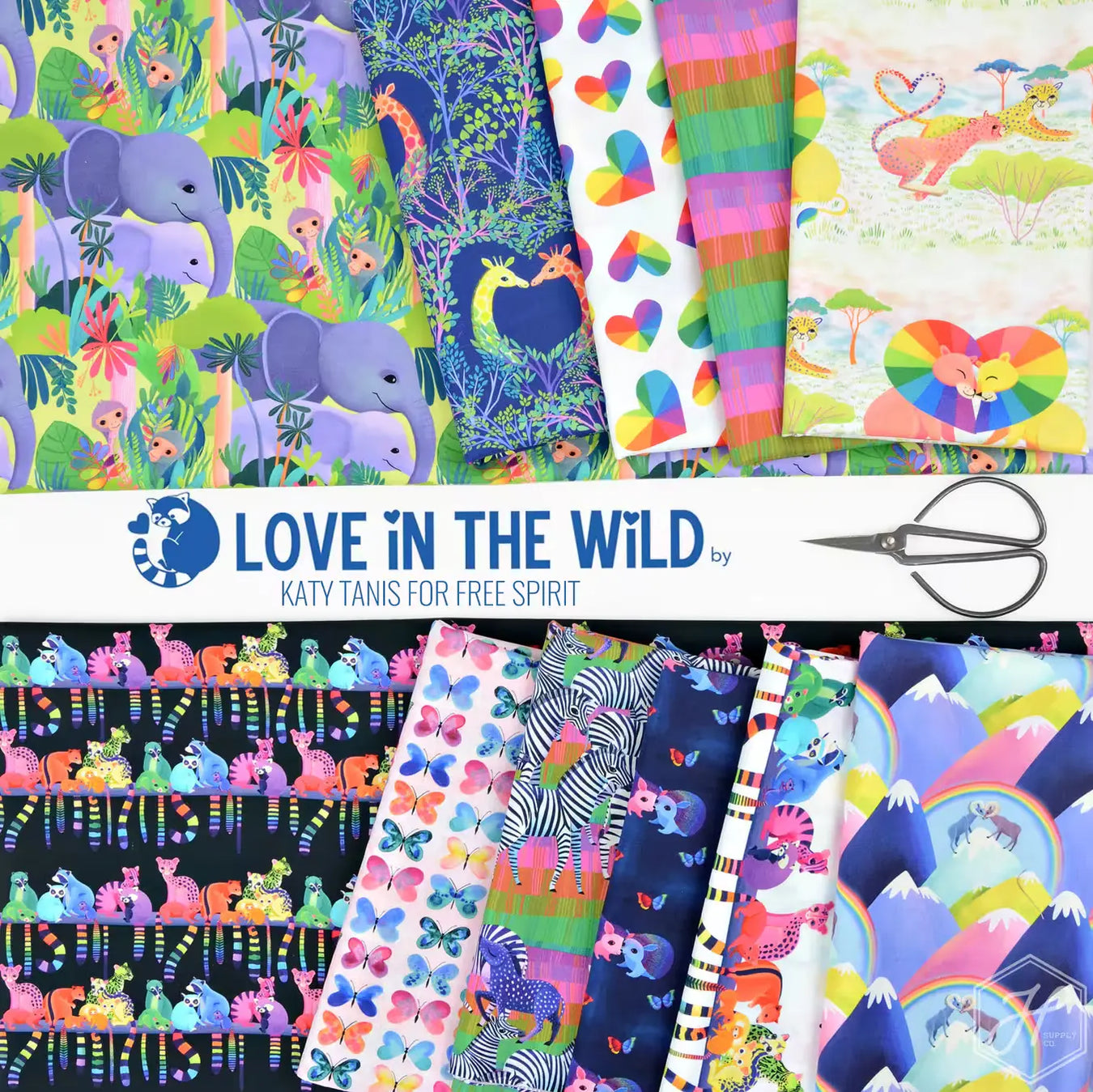 Love in the Wild fabric collection