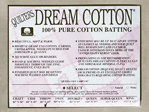 Quilters Dream batting at Flash Sew & Quilt