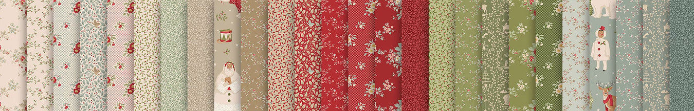 Tilda's Merry Little Christmas fabric collection banner