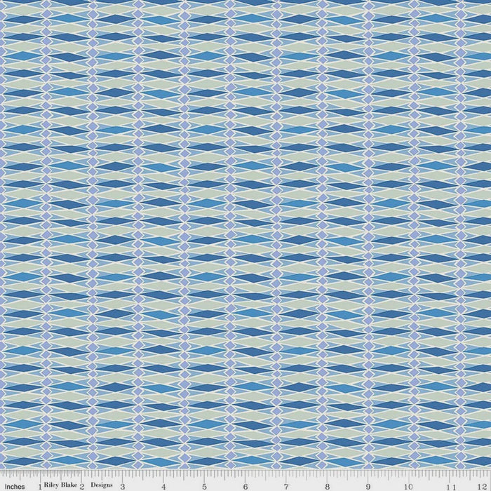 Liberty Fabrics Summer Fair Fairground Stripe B