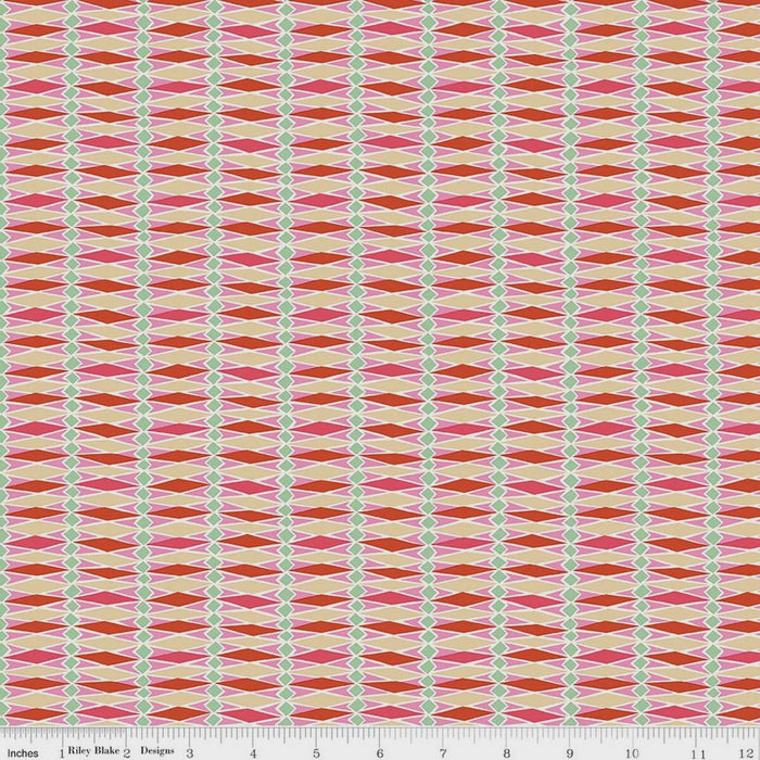 Liberty Fabrics Summer Fair Fairground Stripe C