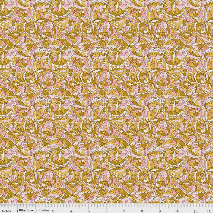 Liberty Fabrics Summer Fair Swirling Kaleidoscope D