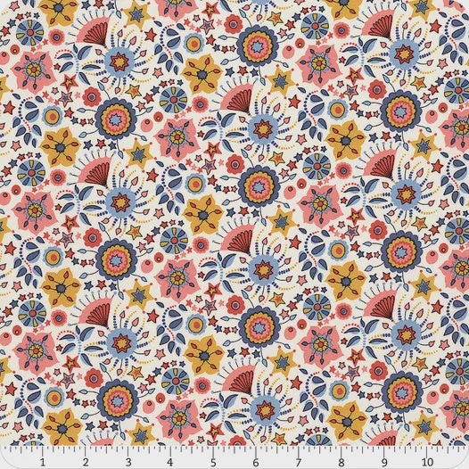 Liberty Fabrics Summer Fair Festival Florals A