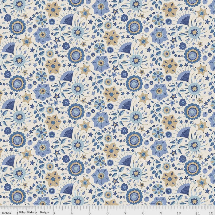 Liberty Fabrics Summer Fair Festival Florals B