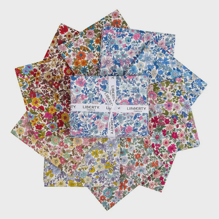 Liberty Emily Annabelle Fat Quarter Bundle, 10pcs