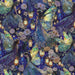 Lumiere Lantern Fairy Floral digitally printed quilting cotton fabric for Timeless Treasures