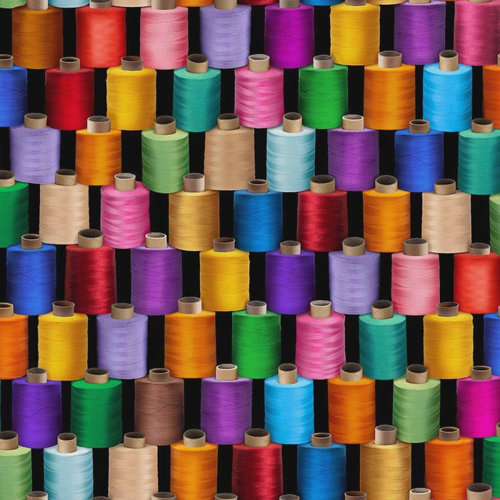 Thread & Thimble Thread Spools fabric
