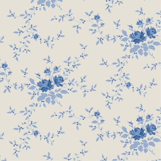 Tilda Something Blue collection Noel Blue quilting cotton fabric