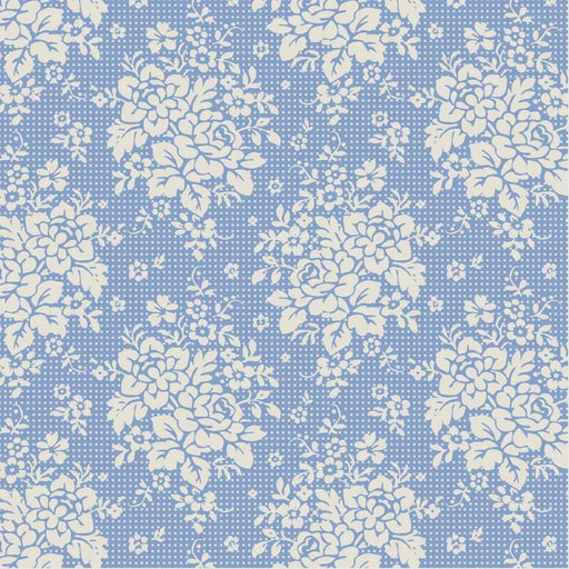 Tilda Something Blue collection Picknic Sky quilting cotton fabric