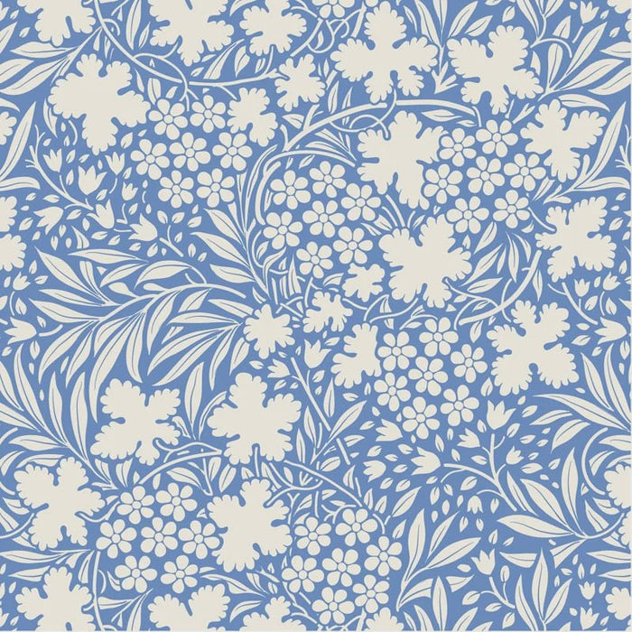 Tilda Something Blue collection Bushbloom Blue quilting cotton fabric