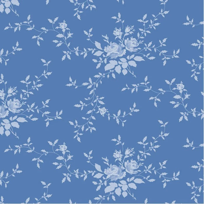 Tilda Something Blue collection Noel Cornflower quilting cotton fabric