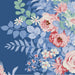 Tilda Something Blue collection Whimsyflower Night quilting cotton fabric