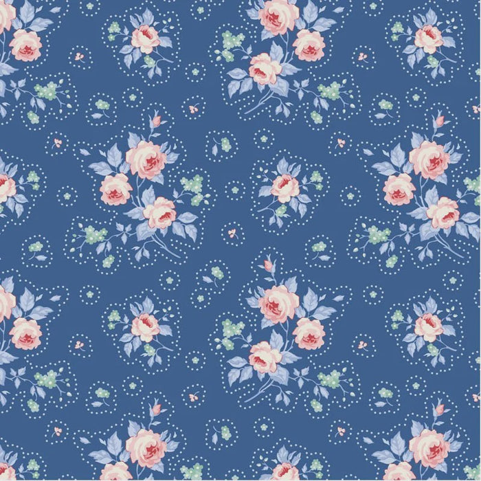 Tilda Something Blue collection First Kiss Denim quilting cotton fabric