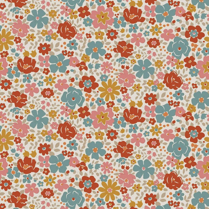 Esther Warm Cream fabric | Tilda's Village Life