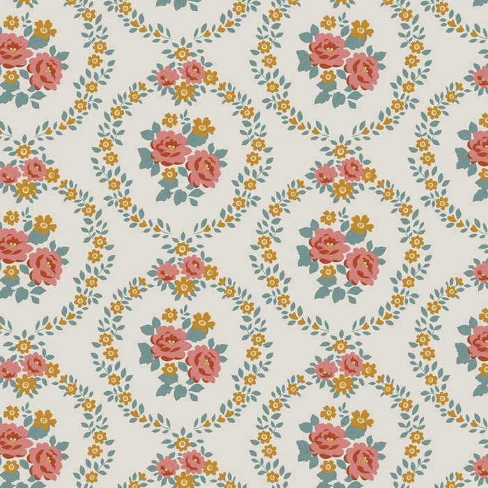 Marble Warm Cream fabric | Tilda's Village Life