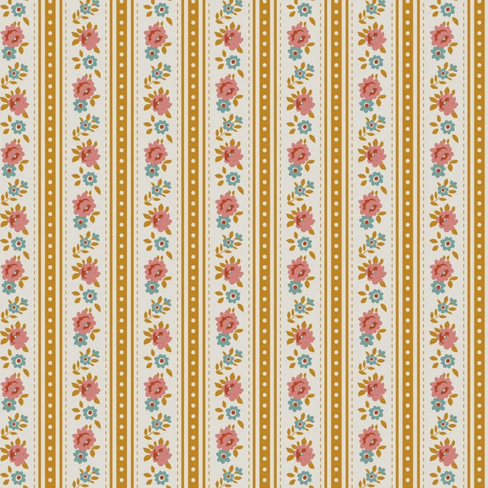 Agnes Ochre fabric | Tilda's Village Life