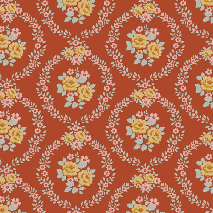 Marble Rust fabric | Tilda's Village Life