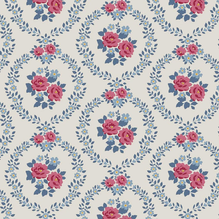 Mable Cold Cream fabric | Tilda's Village Life