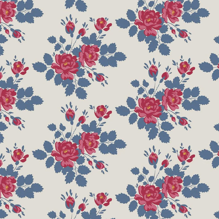Myrtle Blue fabric | Tilda's Village Life