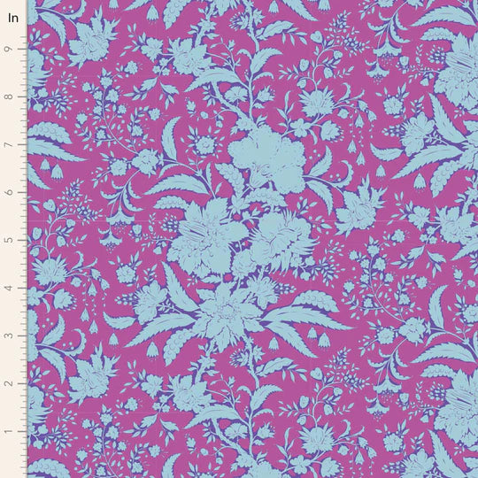Tilda Bloomsville Abloom Plum fabric