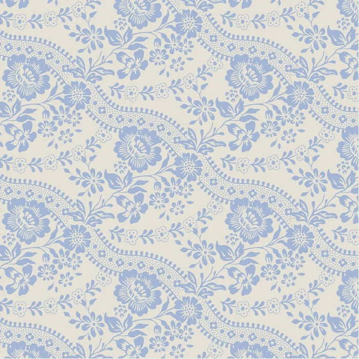 Tilda Something Blue collection Celeste Sky quilting cotton fabric