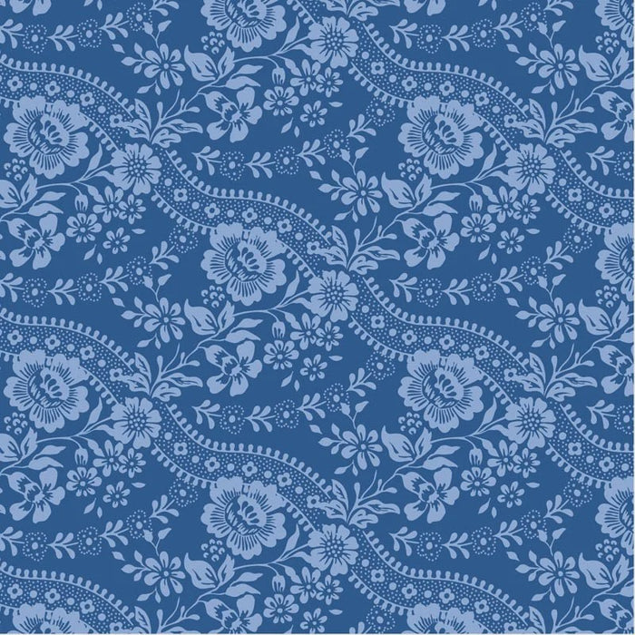 Tilda Something Blue collection Celeste Denim quilting cotton fabric