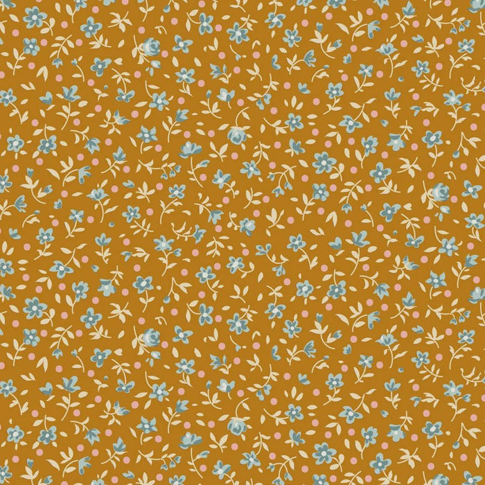 Mae Ochre fabric | Tilda's Village Life
