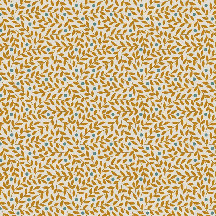 Lillian Ochre fabric | Tilda's Village Life