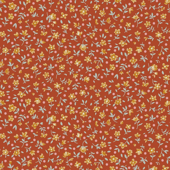 Mae Rust fabric | Tilda's Village Life