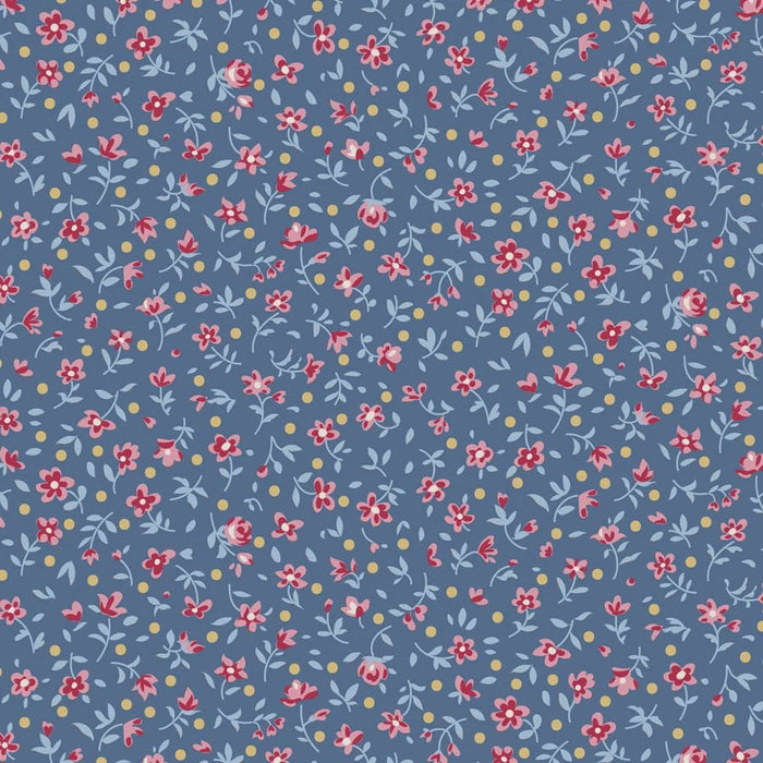 Mae Blue fabric | Tilda's Village Life