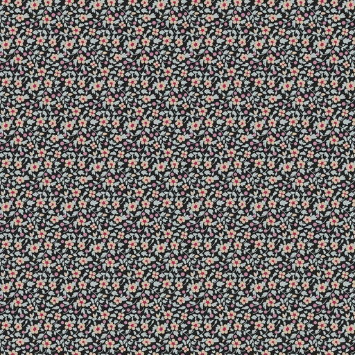 Tilda Brie Basics Charcoal quilting cotton fabric