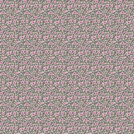 Tilda Brie Basics Grey quilting cotton fabric