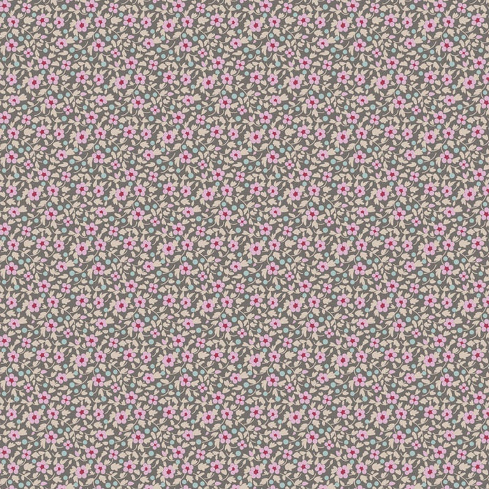 Tilda Brie Basics Grey quilting cotton fabric