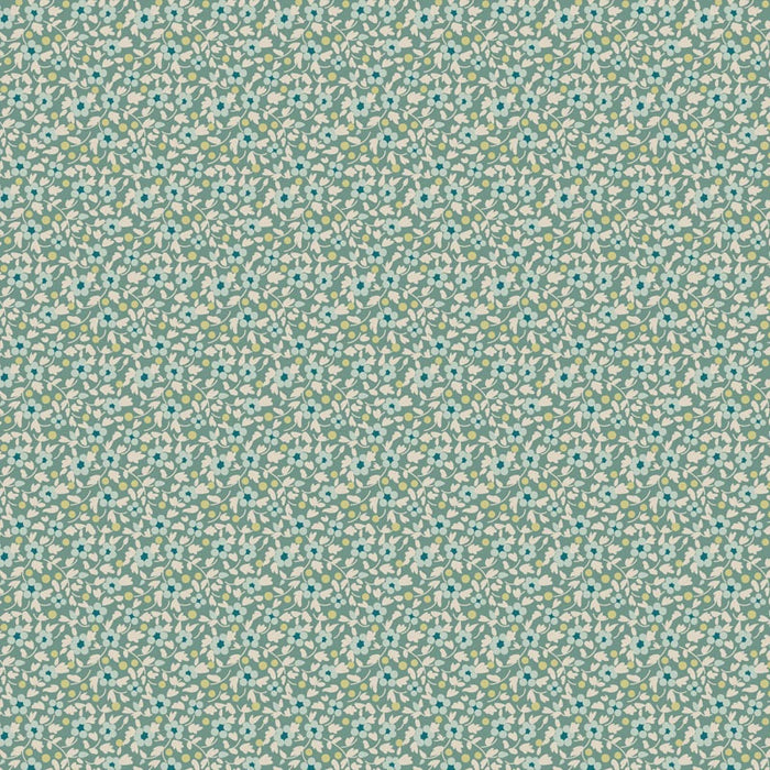 Tilda Brie Basics Teal quilting cotton fabric