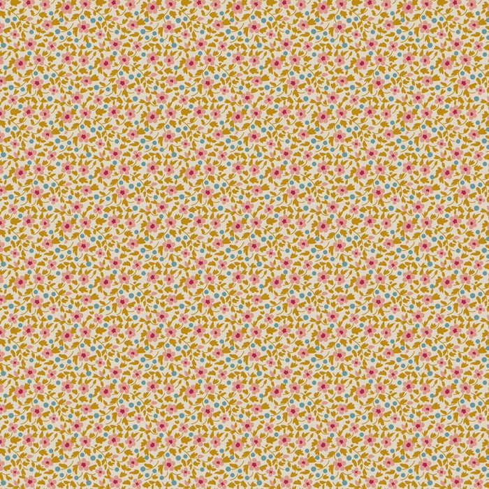 Tilda Brie Basics Mustard quilting cotton fabric
