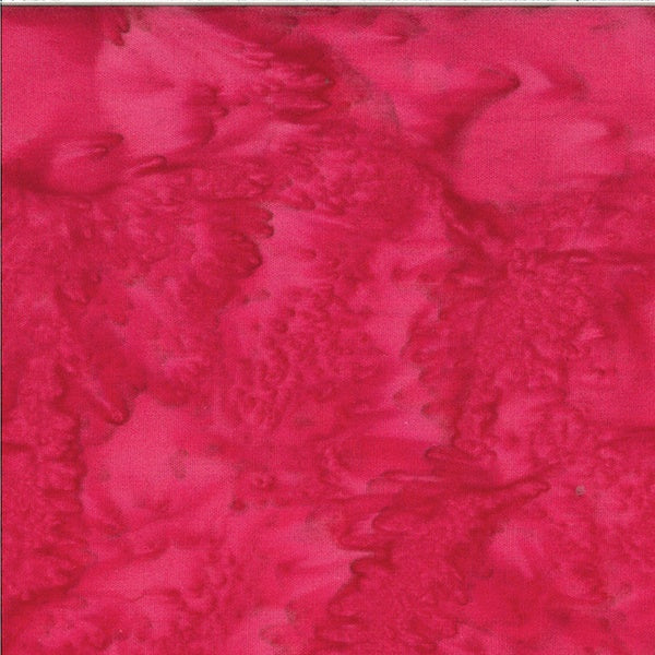 Hoffman Bali Batik Watercolors Cardinal fabric 1895-292 CARDINAL