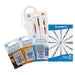 Schmetz machine embroidery needles bundle with needle chart and pocket guide on a white background
