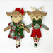 Holiday Cheer Reindeer Stuffies Panel Finished