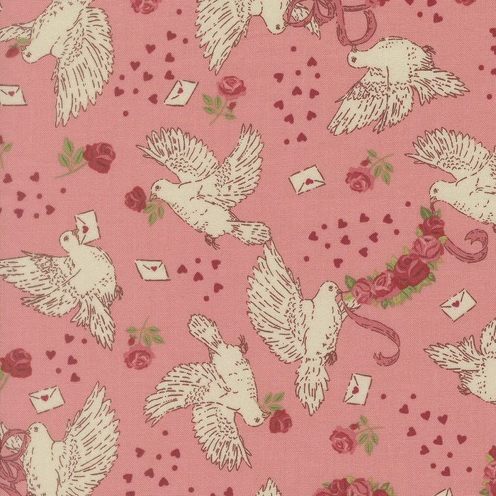Je Taime Blossom Dove Love fabric 20992 13