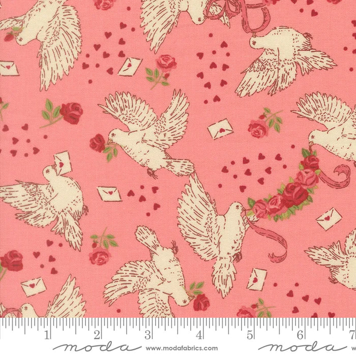 Je Taime Blossom Dove Love fabric 20992 13